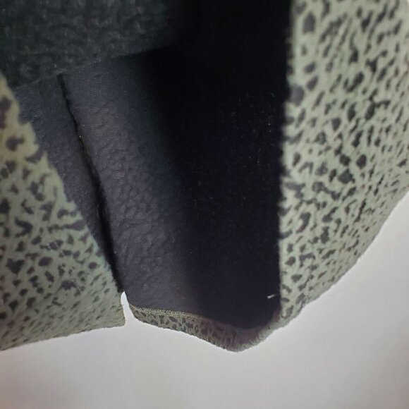 Loft Small Petite SP Green Black Textured Sheath Dress Pockets Short sleeve - Picture 7 of 10